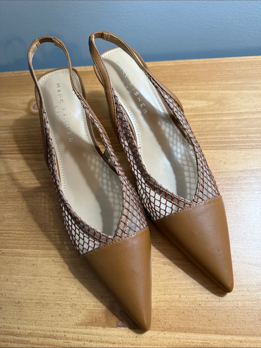 Marc Fisher LTD Gipsi Pointed-Toe Slingback Heels